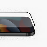 Uniq Optix Matte frostet hærdet glas til iPhone 14 / 13 / 13 Pro med applikator
