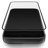 Uniq Optix Matte frostet hærdet glas til iPhone 15 / 14 Pro med applikator