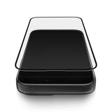 Uniq Optix Matte frostet hærdet glas til iPhone 15 Plus / 14 Pro Max med applikator