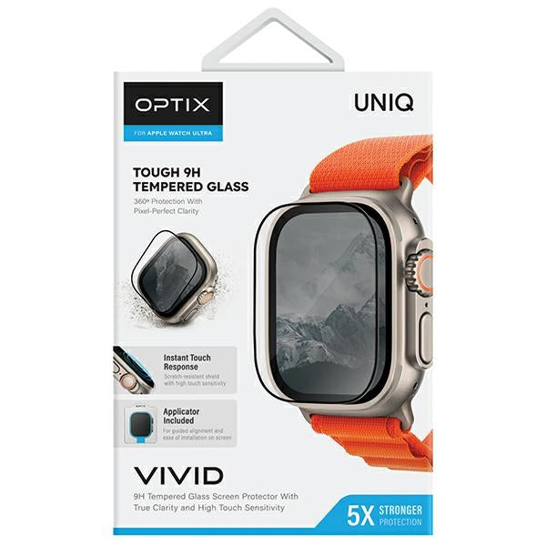 Uniq Optix Vivid glas til Apple Watch Ultra 49mm med applikator