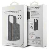 Guess 4G Metal Logo Case Set til iPhone 13 Pro Max + 5000mAh MagSafe Powerbank - sort