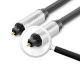 Ugreen AV108 10540 optisk Toslink/SPDIF-kabel 2m - grå