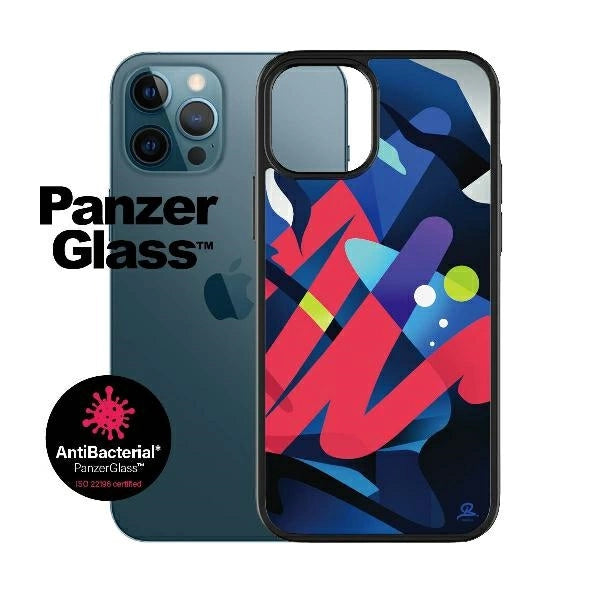 PanzerGlass ClearCase antibakteriel Mikael B Limited Artist Edition æske til iPhone 12 Pro Max - flerfarvet
