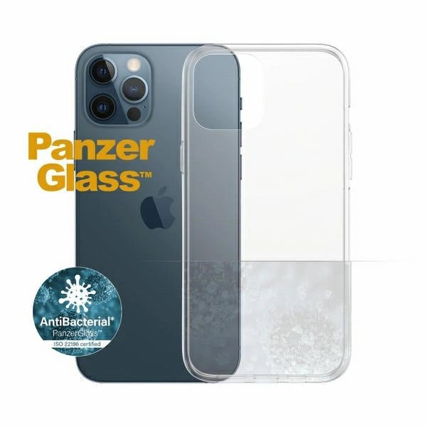 PanzerGlass ClearCase antibakteriel beholder til iPhone 12 Pro Max - gennemsigtig