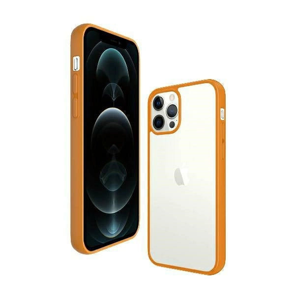 PanzerGlass ClearCase til iPhone 12 Pro Max - gennemsigtig orange