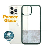 PanzerGlass ClearCase til iPhone 12 Pro Max - gennemsigtig og grøn