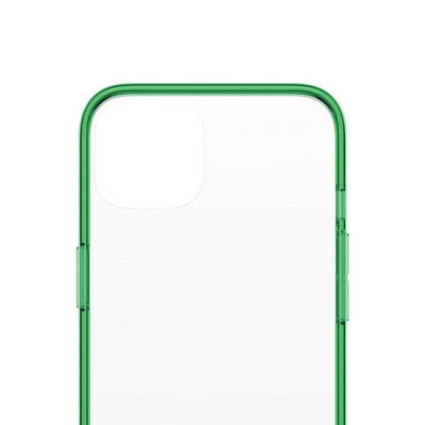 PanzerGlass ClearCase antibakteriel beholder med Military Grade certifikat til iPhone 13 / 14 / 15 - gennemsigtig grøn