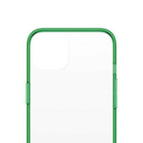 PanzerGlass ClearCase antibakteriel beholder med Military Grade certifikat til iPhone 13 / 14 / 15 - gennemsigtig grøn