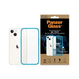 PanzerGlass ClearCase antibakteriel beholder med Military Grade certifikat til iPhone 13 / 14 / 15 - gennemsigtig blå