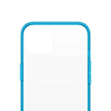 PanzerGlass ClearCase antibakteriel beholder med Military Grade certifikat til iPhone 13 / 14 / 15 - gennemsigtig blå