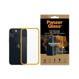 PanzerGlass ClearCase Antibakteriel Military Grade Certified Case til iPhone 13 Mini - Gult gennemsigtigt