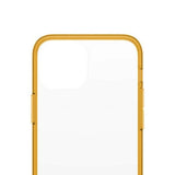 PanzerGlass ClearCase Antibakteriel Military Grade Certified Case til iPhone 13 Mini - Gult gennemsigtigt