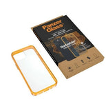 PanzerGlass ClearCase Antibakteriel Military Grade Certified Case til iPhone 13 Mini - Gult gennemsigtigt