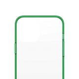 PanzerGlass ClearCase Antibakteriel Military Grade Certified Case til iPhone 13 Pro Max - Gennemsigtig Grøn
