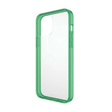 PanzerGlass ClearCase Antibakteriel Military Grade Certified Case til iPhone 13 Pro Max - Gennemsigtig Grøn