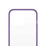 PanzerGlass ClearCase antibakteriel Military Grade certificeret sag til iPhone 13 Pro - gennemsigtig lilla