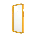 PanzerGlass ClearCase Antibakteriel Military Grade Certified Case til iPhone 13 Pro - Gult gennemsigtigt