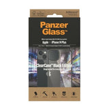 PanzerGlass ClearCase antibakterielt fodtøj til iPhone 14 Plus / 15 Plus - gennemsigtigt og sort