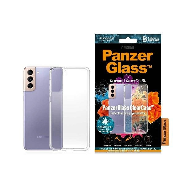 PanzerGlass ClearCase for Samsung Galaxy S21+ - gennemsigtigt