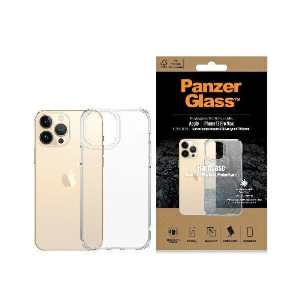 PanzerGlass HardCase antibakteriel Military Grade certificeret sag til iPhone 13 Pro Max - gennemsigtig