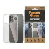PanzerGlass HardCase antibakteriel Military Grade certificeret sag til iPhone 14 Pro - gennemsigtig