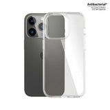PanzerGlass HardCase antibakteriel Military Grade certificeret sag til iPhone 14 Pro - gennemsigtig