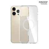 PanzerGlass HardCase med MagSafe Antibacterial Military Grade Certified Case til iPhone 14 Pro Max - Transparent