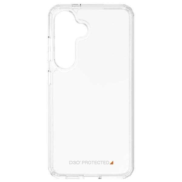PanzerGlass HardCase med D3O® Bio og Military Grade certificering til Samsung Galaxy S24 - gennemsigtig