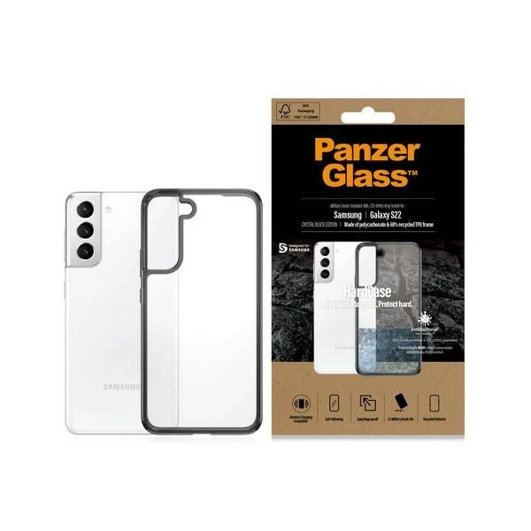 PanzerGlass HardCase antibakteriel Military Grade certificeret sag til Samsung Galaxy S22 - gennemsigtig