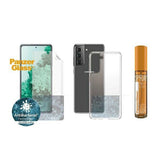 PanzerGlass Protection Set til Samsung Galaxy S21 TPU Film + ClearCase + Rengøringsvæske 30ml