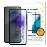 Wozinsky Privacy Glass Temperet glas Privacy med anti-spion filter til Samsung Galaxy A55