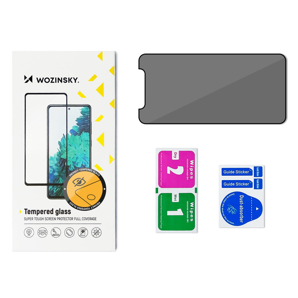 Wozinsky Privacy Glass Temperet glas Privacy med anti-spion filter til Samsung Galaxy A55