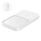 Samsung Wireless Charger Duo EP-P5400TWEGEU induktiv oplader 15W - hvid + netoplader + kabel