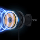 Baseus CW01 bilholder til iPhone med 15W induktiv oplader til luftventil - sort