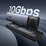 Baseus FlyJoy M.2 NVMe 10Gb/s SSD Caddy - Grå