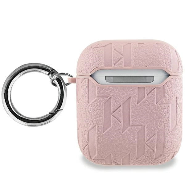 Karl Lagerfeld Monogram Karl Head case for AirPods 1 / 2 - pink