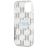 Karl Lagerfeld IML Choupette Head & Monogram case for iPhone 15 / 14 / 13 - transparent