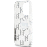 Karl Lagerfeld IML Choupette Head & Monogram case for iPhone 15 Pro Max - transparent