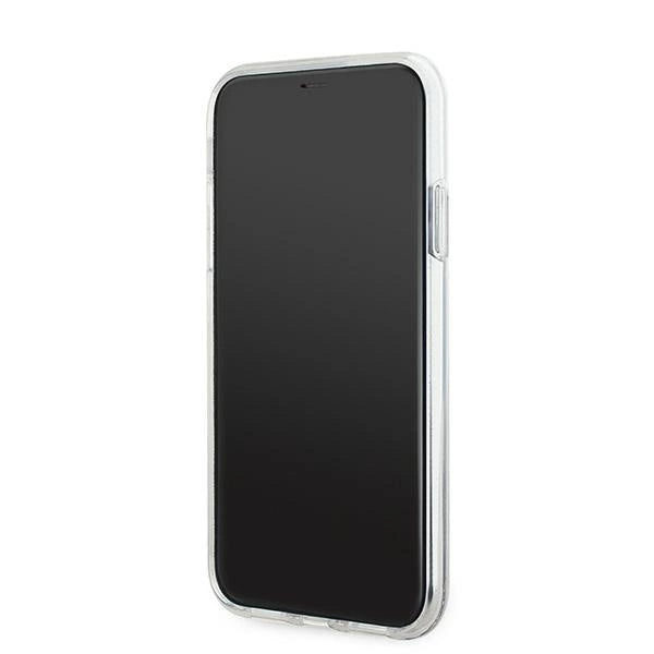 Karl Lagerfeld Liquid Glitter Choupette Head MagSafe Case for iPhone 11 / Xr - Transparent