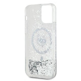 Karl Lagerfeld Liquid Glitter Choupette Head MagSafe Case for iPhone 12 / 12 Pro - Transparent