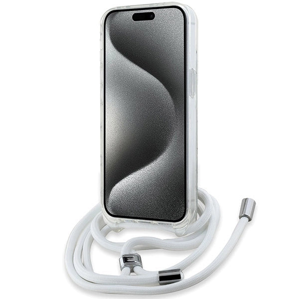 Karl Lagerfeld Crossbody IML Karl Head MagSafe case for iPhone 15 / 14 / 13 - transparent