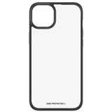 PanzerGlass ClearCase Case til iPhone 15 Plus / 14 Plus med Military Grade Certification - Clear & Black