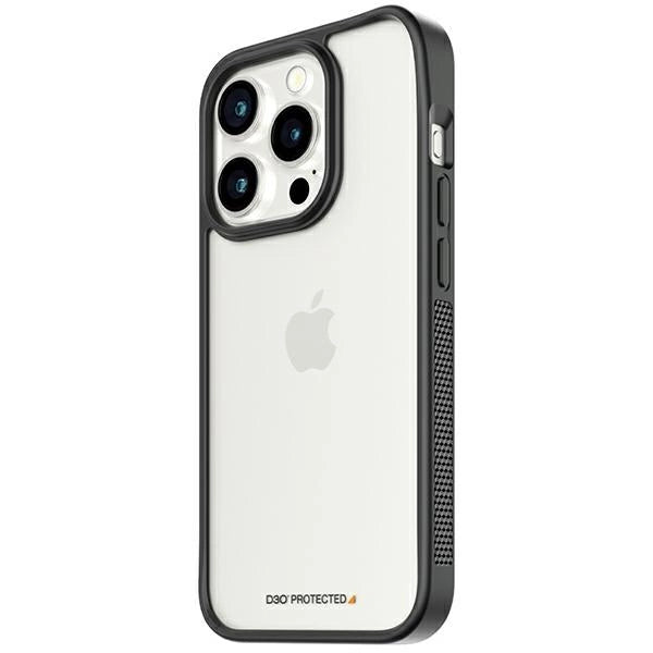 Military Grade Certified PanzerGlass ClearCase iPhone 15 Pro Case - gennemsigtig og sort