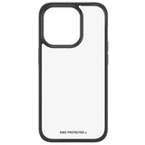 Military Grade Certified PanzerGlass ClearCase iPhone 15 Pro Case - gennemsigtig og sort