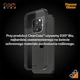 PanzerGlass ClearCase Case til iPhone 15 Pro Max med Military Grade Certification - gennemsigtig og sort