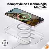 PanzerGlass HardCase med MagSafe med D3O og Military Grade Certification til iPhone 15/14/13 - Transparent