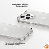 PanzerGlass HardCase med D3O og Military Grade certificering til iPhone 15 Pro - gennemsigtig
