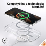 PanzerGlass HardCase med MagSafe med D3O og Military Grade Certified for iPhone 15 Pro - Transparent