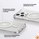 PanzerGlass HardCase med MagSafe med D3O og Military Grade Certified for iPhone 15 Pro - Transparent