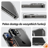 PanzerGlass HardCase med D3O og Military Grade certificering til iPhone 15 Pro Max - gennemsigtig